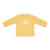 Gele t-shirt met schaapjes - Warm yellow 